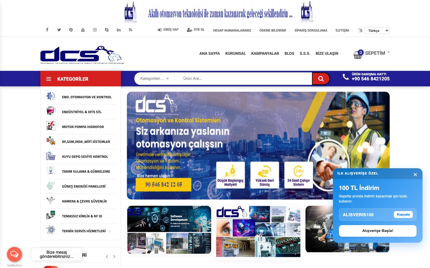 DCS Teknik dijital proje referansı