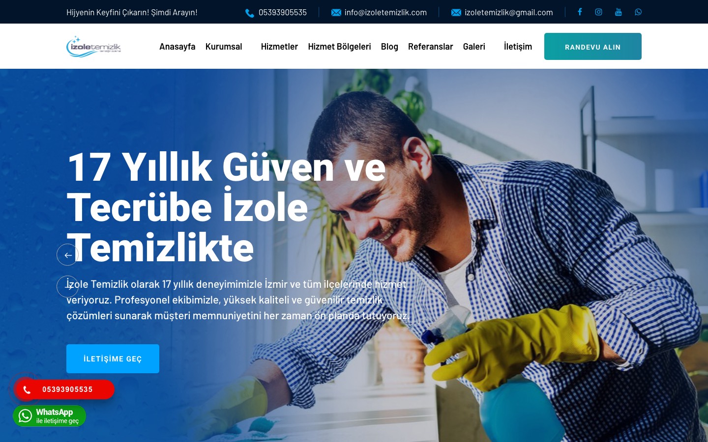 İzole Temizlik — Bayraklı Odaklı Yerel Hizmet Platformu